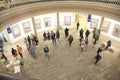 Jefferson National Expansion Memorial Atrium, St. Louis Missouri. Royalty Free Stock Photo