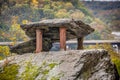 Jefferson Rock in Harpers Ferry National Historical Park, West Virginia Royalty Free Stock Photo