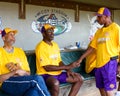 Jeffrey Osborne and friends, Kareem and James Worthy.