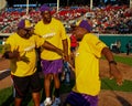 Jeffrey Osborne, Magic Johnson and Cedric the Entertainer.