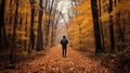 Jeffrey\'s Autumn Stroll: A Verdadism Documentary-style Landscape Of Memory