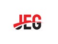 JEG Letter Initial Logo Design Vector Illustration