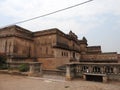 Jehangir Mahal, details and elements of Orchha Fort, Hindu religion, ancient architecture, Orchha, Madhya Pradesh, India