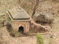 Jehangir Mahal, details and elements of Orchha Fort, Hindu religion, ancient architecture, Orchha, Madhya Pradesh, India