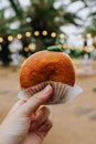 Green tea donut Royalty Free Stock Photo