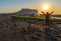 Jeju Island South Korea, Sunrise landscape Royalty Free Stock Photo