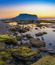 Jeju Island South Korea Sunrise at Seongsan Ilchulbong Royalty Free Stock Photo