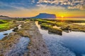 Jeju Island South Korea, Sunrise at Seongsan Ilchulbong Royalty Free Stock Photo