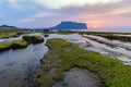 Jeju Island South Korea, Sunrise at Seongsan Ilchulbong Royalty Free Stock Photo