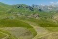 Jek village in Caucasus mountains, Azerbaij Royalty Free Stock Photo