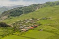 Jek village in Caucasus mountains, Azerbaij Royalty Free Stock Photo