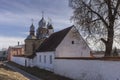 Jekabpils Orthodox Church of The Holy Spirit city. Royalty Free Stock Photo