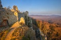 Jelenec castle ruins Royalty Free Stock Photo