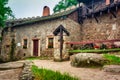 Jelenia Gora, Poland - June 29, 2022: Architecture of the Chojnik Castle in Karkonosze mountains. Poland