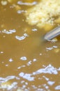 Jellied beef stock- detail Royalty Free Stock Photo