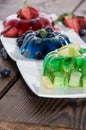Jello (different sorts) Royalty Free Stock Photo