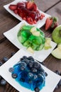 Jello (different sorts) Royalty Free Stock Photo