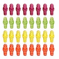 Jelly babies Royalty Free Stock Photo