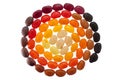 Jelly bean spiral Royalty Free Stock Photo