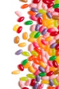 The jelly beans border Royalty Free Stock Photo