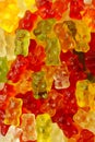 Jelly bears background Royalty Free Stock Photo
