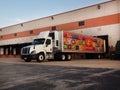 Jelly Belly Jelly Bean Truck In Loading Dock Royalty Free Stock Photo