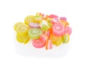 Jelly candy on white background