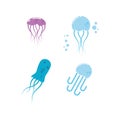 jelly fish icon vector illustration design