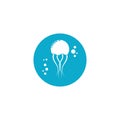 jelly fish icon vector illustration design