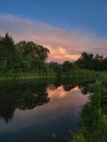 JELLY mill sunset Royalty Free Stock Photo