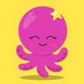 Jelly octopus dark pink 02