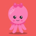 Jelly octopus pink 01
