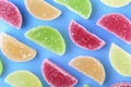 Jelly slices background Royalty Free Stock Photo