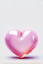 Jelly sweet heart with copyspace for Valentines Day and love themed greeting card