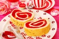 Jelly swiss roll Royalty Free Stock Photo