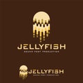 Jellyfish abstract logo