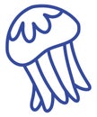 Jellyfish blue, icon