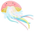 Jellyfish cartoon character