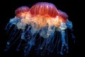 jellyfish migration route mapped over satellite imagery
