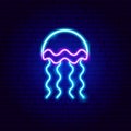 Jellyfish Neon Sign