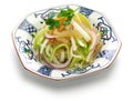 Jellyfish salad, chinese cuisine, cold dish Royalty Free Stock Photo