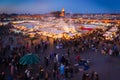 Jemaa el Fna Square, Marrakesh Royalty Free Stock Photo