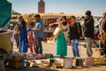 On the Jemaa el Fna square in Marrakesh Royalty Free Stock Photo