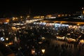 Jemaa el fna square by night