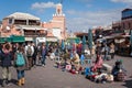 Jemaa el Fnaa Market Marrakesh Morocco Royalty Free Stock Photo