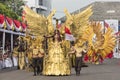 Portrait of Jember Fashion Carnival participants Royalty Free Stock Photo