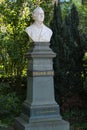 Jena, Germany - May 26, 2023: Monument to Karl Volkmar Stoy, a representative of Herbartianism, that justified the introduction of