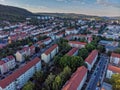 Jena Nord with a view towards Jena ZwÃÂ¤tzen