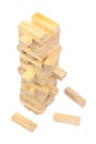 Jenga game Royalty Free Stock Photo