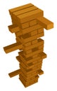 Jenga Royalty Free Stock Photo